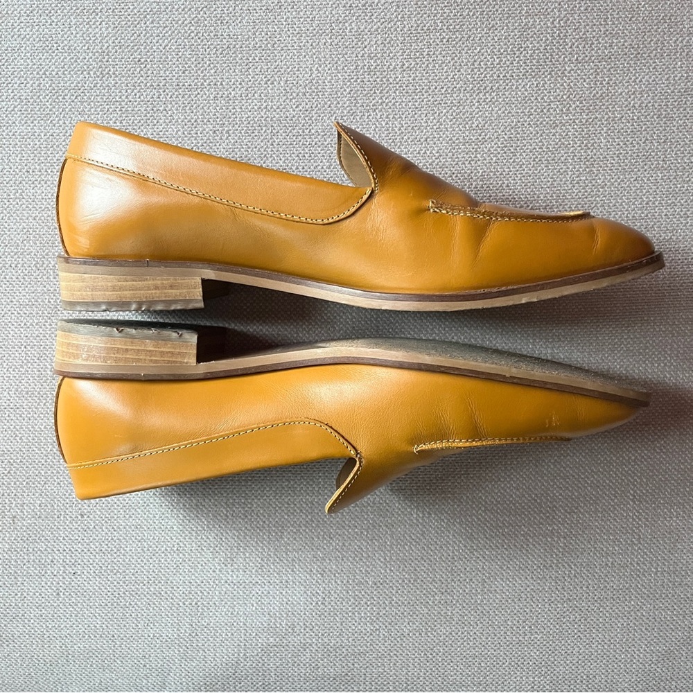 Everlane Modern Loafer Size 8, 8.5 Mustard Yellow (fit narrow) - Picture 6 of 10